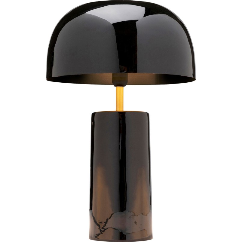 Lampe de table rétro noire - Loungy - Kare Design