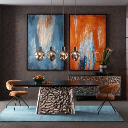 Blue abstract framed picture - Artistas - Kare Design