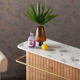 Glazen vaas met bruine structuur - Earthy - Kare Design