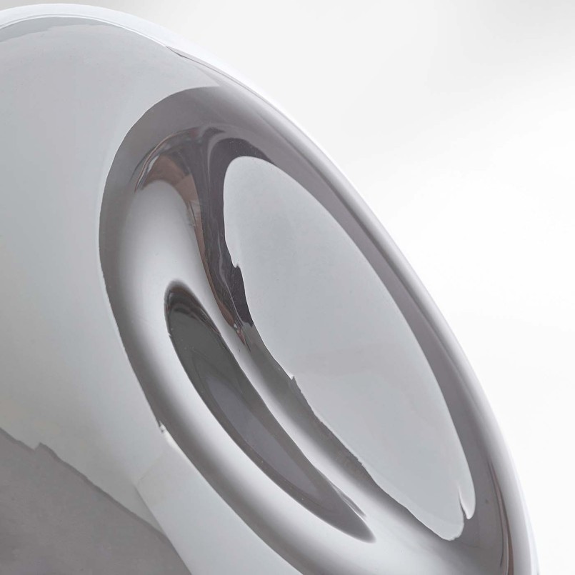 Lampe de table argentée en verre - Supernova - Kare Design