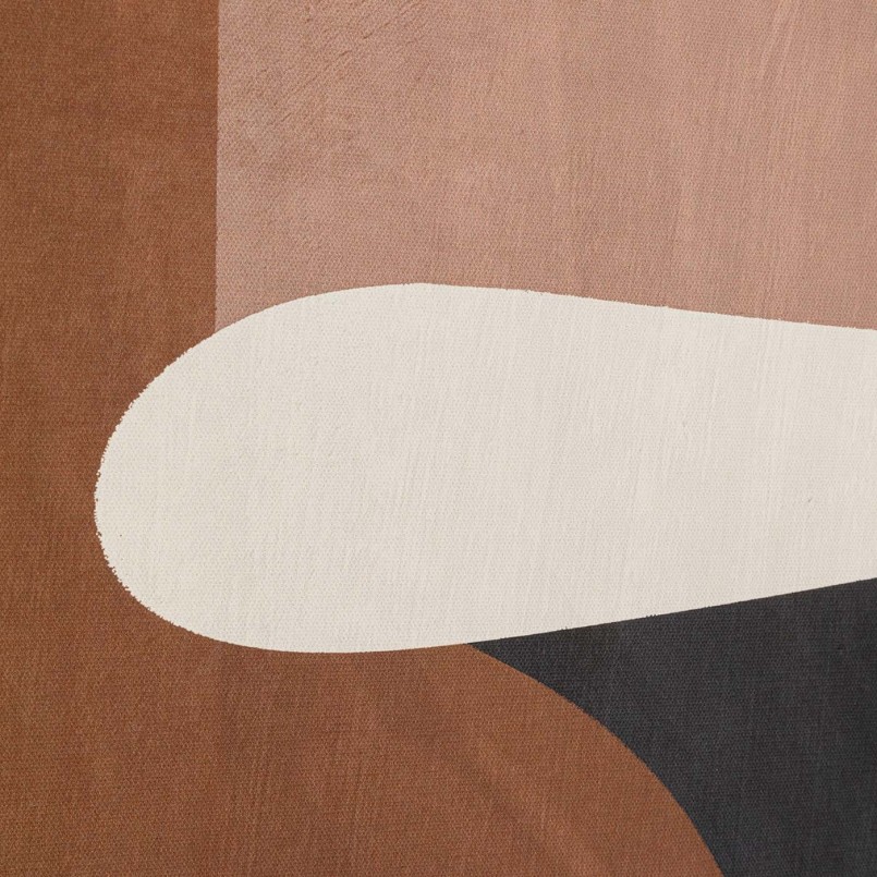 Tableau abstrait noir et marron - Classic Shape - Kare Design