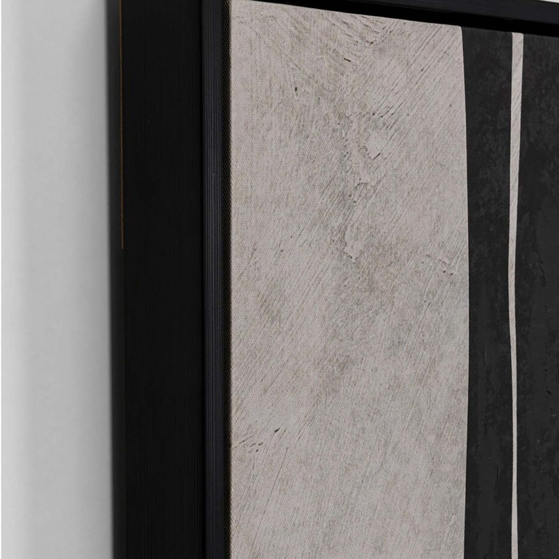 Peinture formes abstraites noires et grises - Artistic - Kare Design