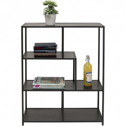 Bookshelf Loftie 100x77cm zwart Kare Design