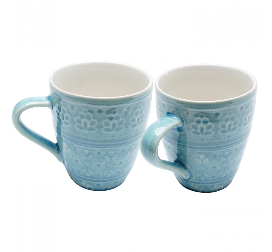 Mugs Sicilia Blue (2/Set) Kare Design