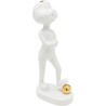 Figurine décorative Ball Girl blanc 29cm