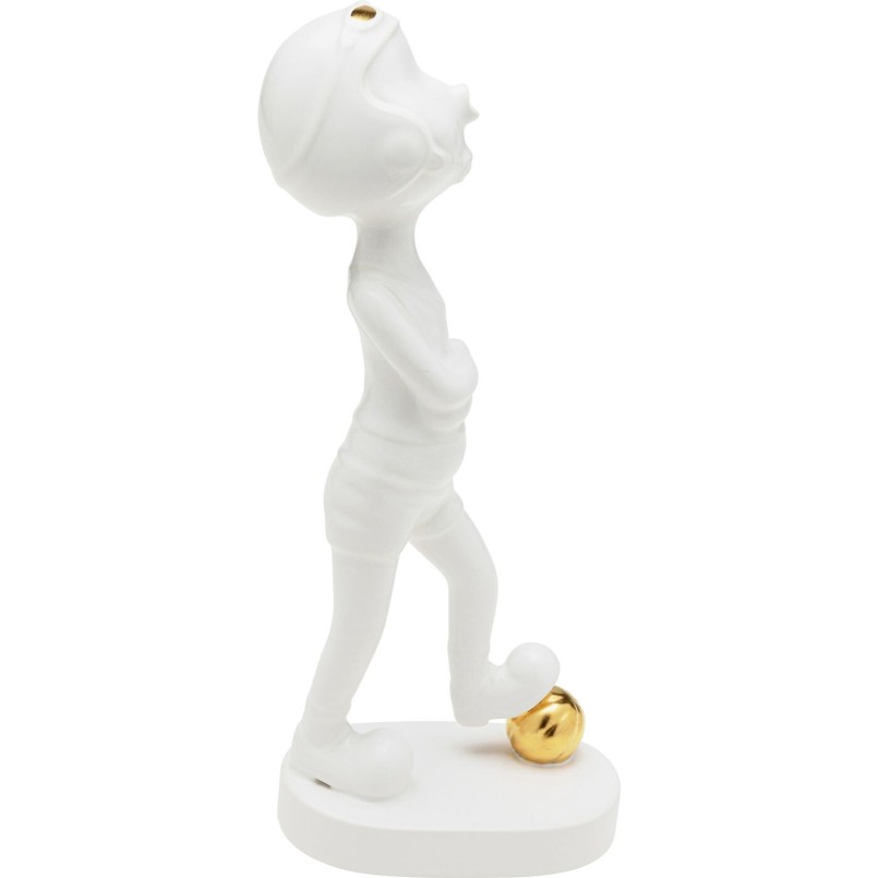 Figurine décorative Ball Girl blanc 29cm
