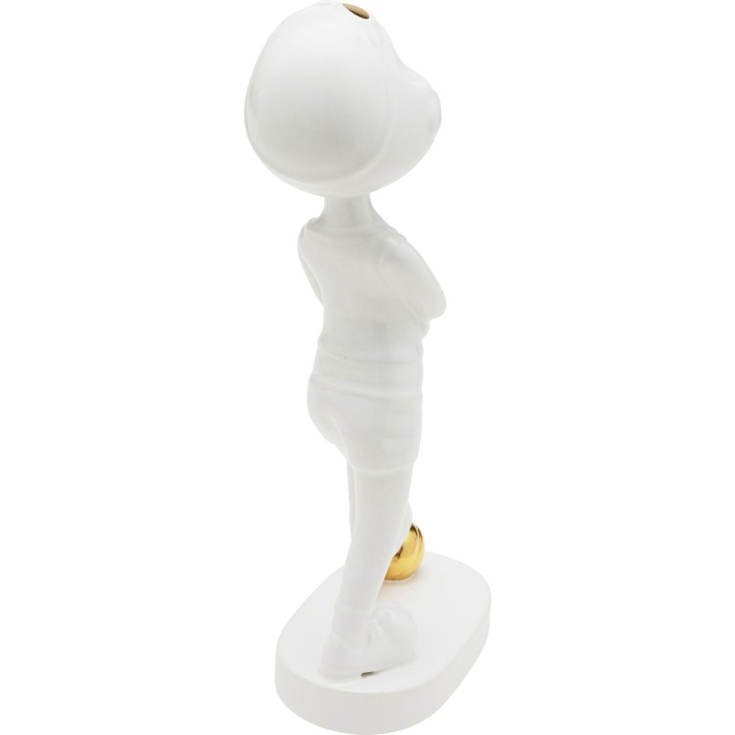 Figurine décorative Ball Girl blanc 29cm