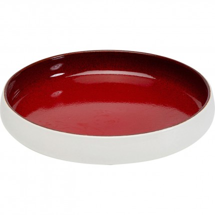 Assiettes creuses Colorino rouges 21cm set de 4 Kare Design