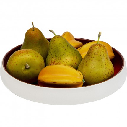 Soepborden Colorino rood Ø21cm (4/set) Kare Design