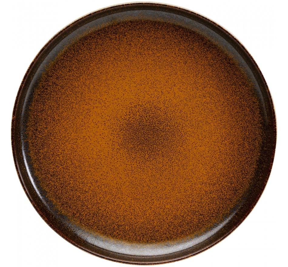 Plate Colorino orange Ø30cm Kare Design