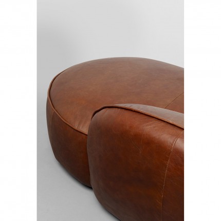 Ligstoel Wonder 252cm bruin Kare Design