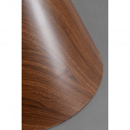 Table Cono 120cm noyer Kare Design