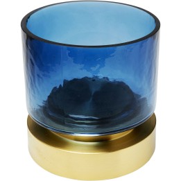 Vase Lumi bleu 18cm