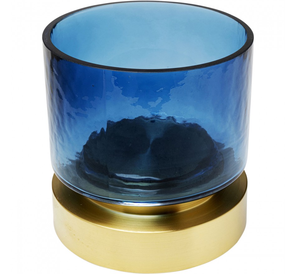 Vase Lumi blue 18cm Kare Design