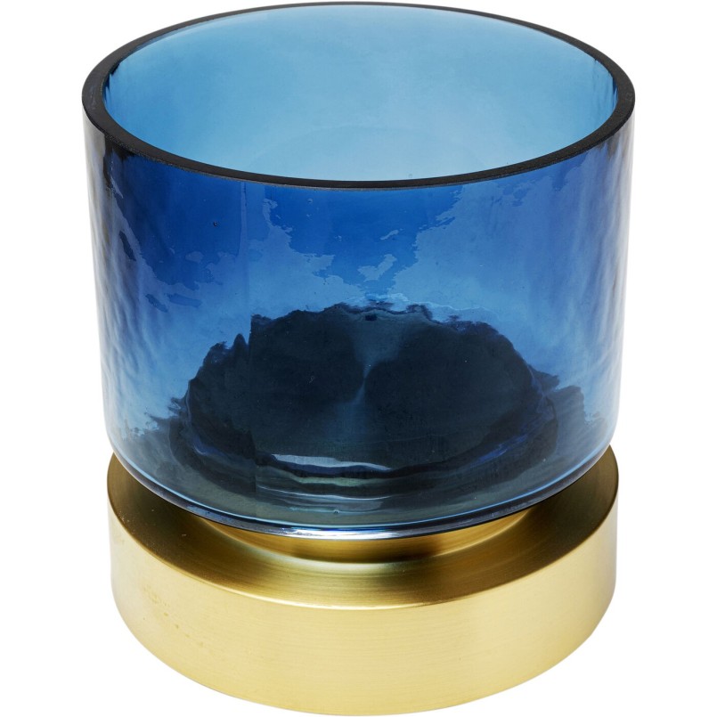 Vase Lumi bleu 18cm