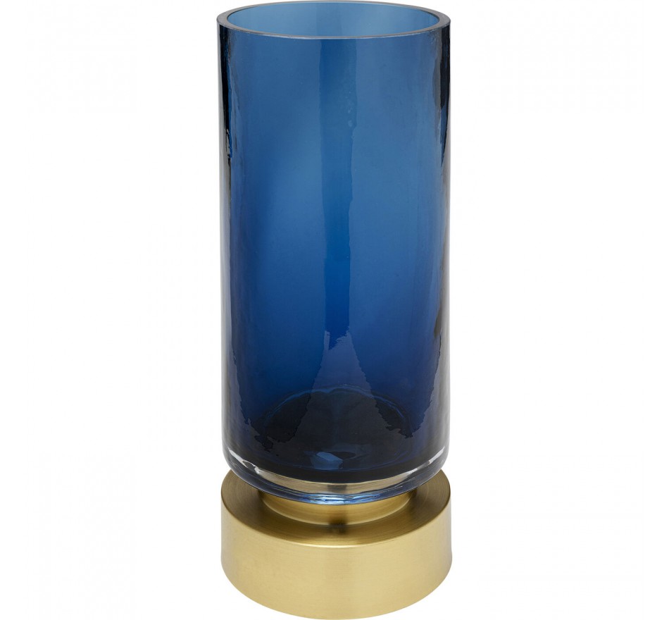 Vase Lumi bleu 31cm Kare Design