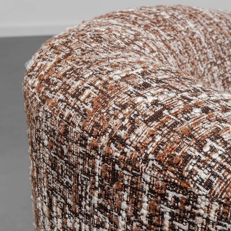 Bruine en witte geweven sofa - Livia - Kare Design