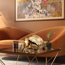 Gouden schildpad decoratie - Kare Design