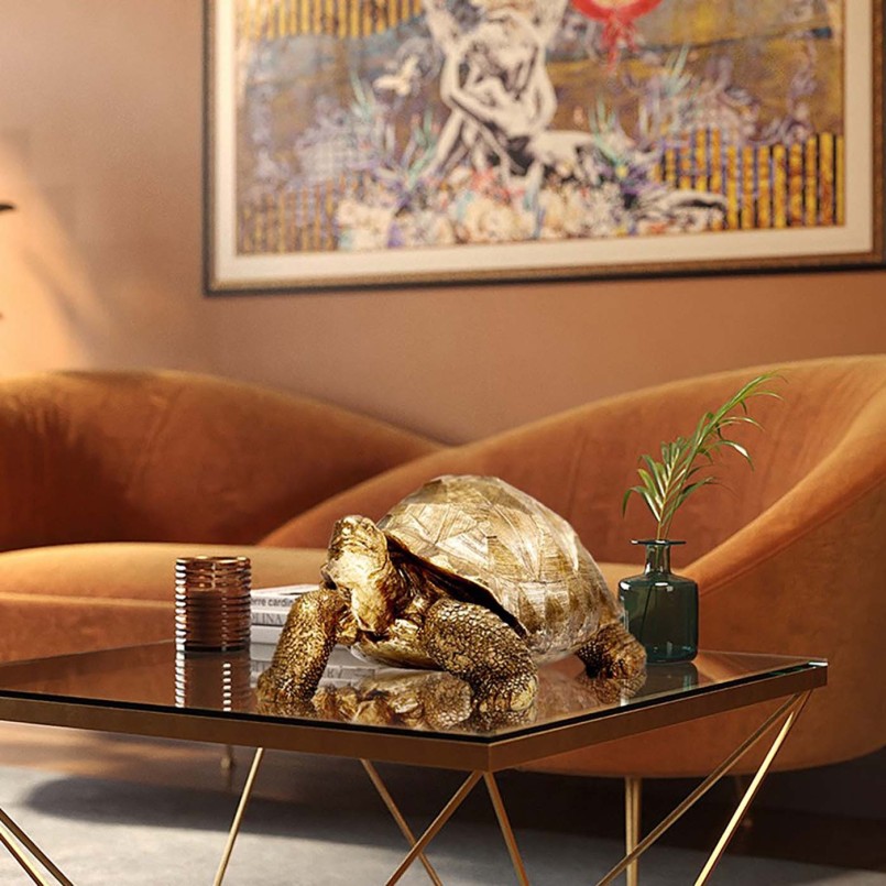 Déco tortue dorée - Kare Design