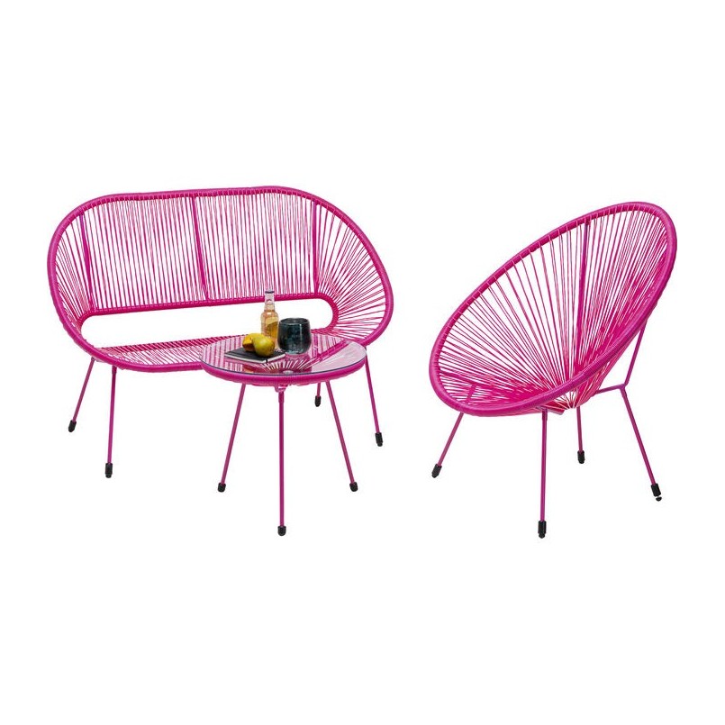 Roze tuinbank - Acapulco Mono - Kare Design
