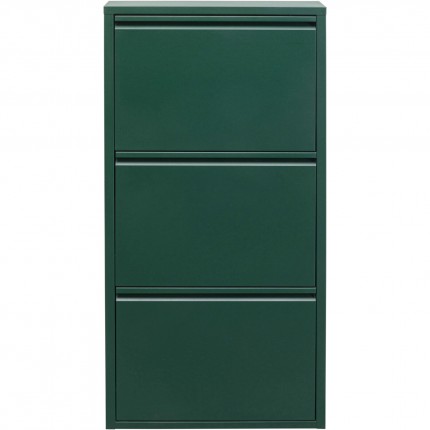 Schoenenkast Caruso groen 3 laden Kare Design