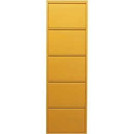 Yellow shoe rack - Caruso - Kare Design