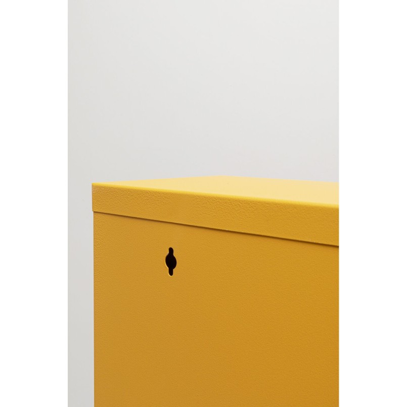 Casier à chaussures jaune 5 tiroirs - Caruso - Kare Design