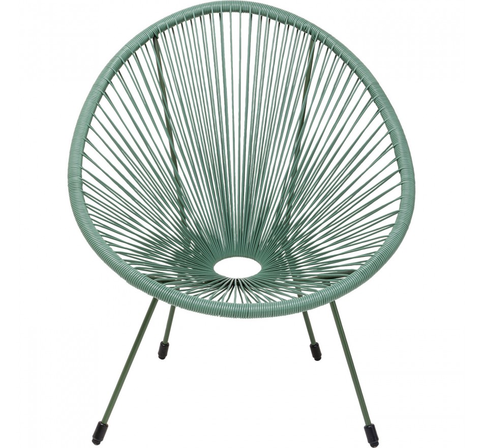 Outdoor Armchair Acapulco Mono green Kare Design