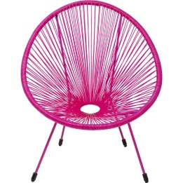 Roze tuinstoel - Acapulco Mono - Kare Design