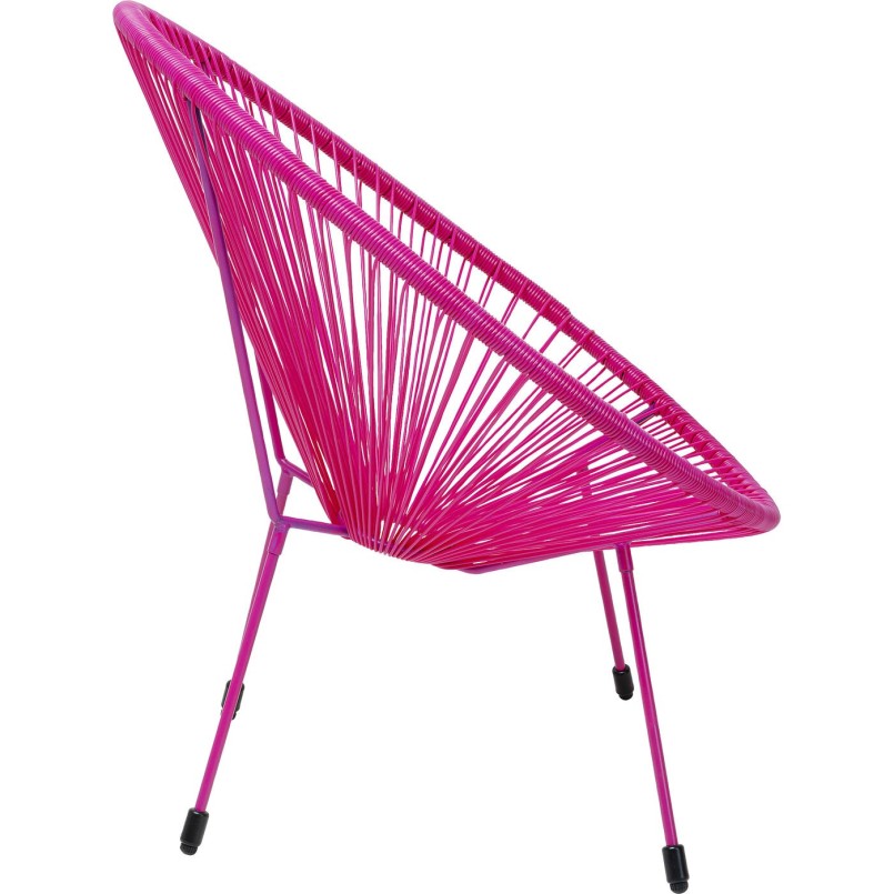 Fauteuil de jardin rose - Acapulco Mono - Kare Design