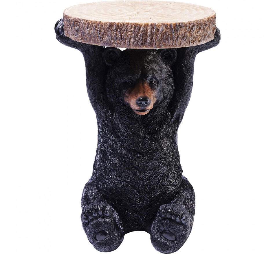 Table d'appoint Animal mini ours noir Kare Design Table d'appoint Animal mini ours noir Kare Design