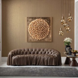 XL gold 3D wall decor - Mikado - Kare Design