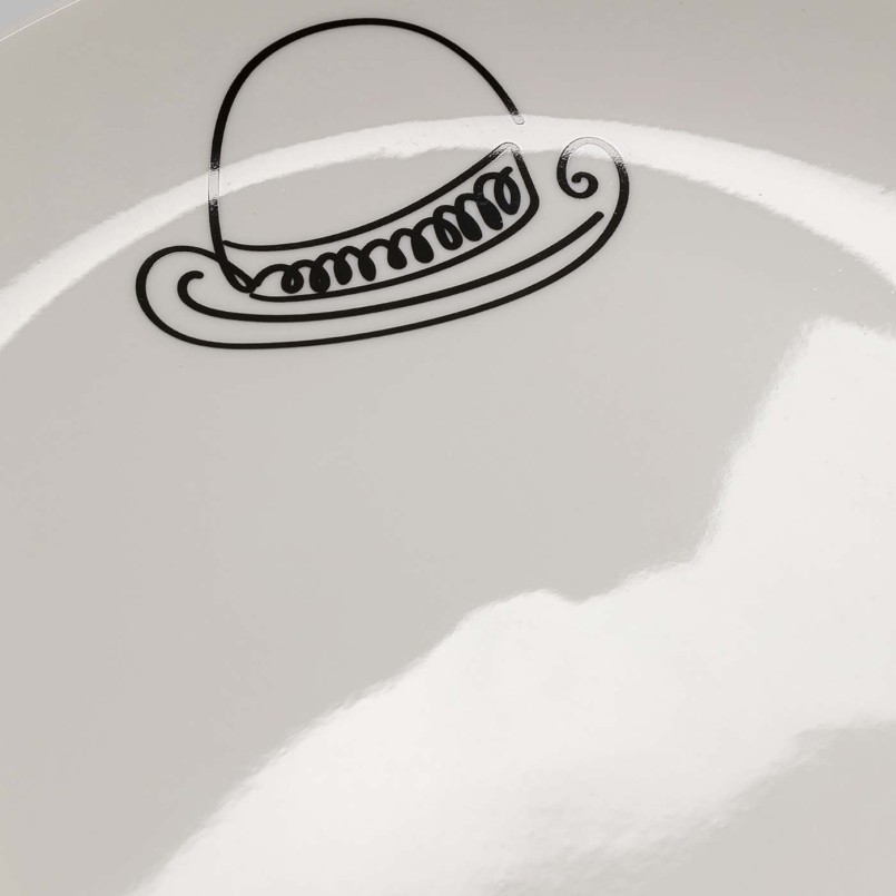 Tasses à café homme noir et blanc - Favola - Kare Design