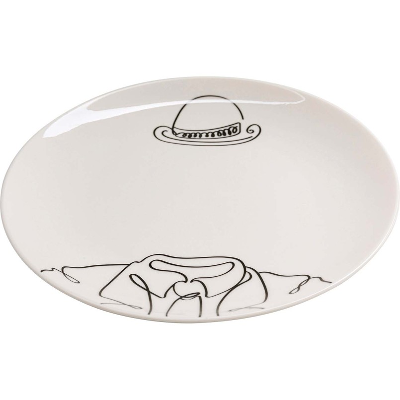 Zwart-witte koffiekopjes voor mannen - Favola - Kare Design