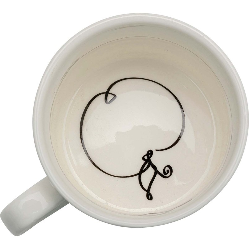 Zwart-witte koffiekopjes voor mannen - Favola - Kare Design