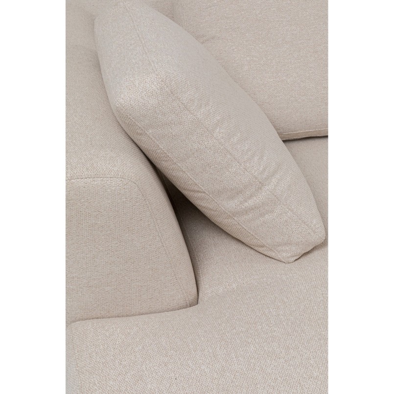 Beige contemporary corner sofa - Gianna - Kare Design
