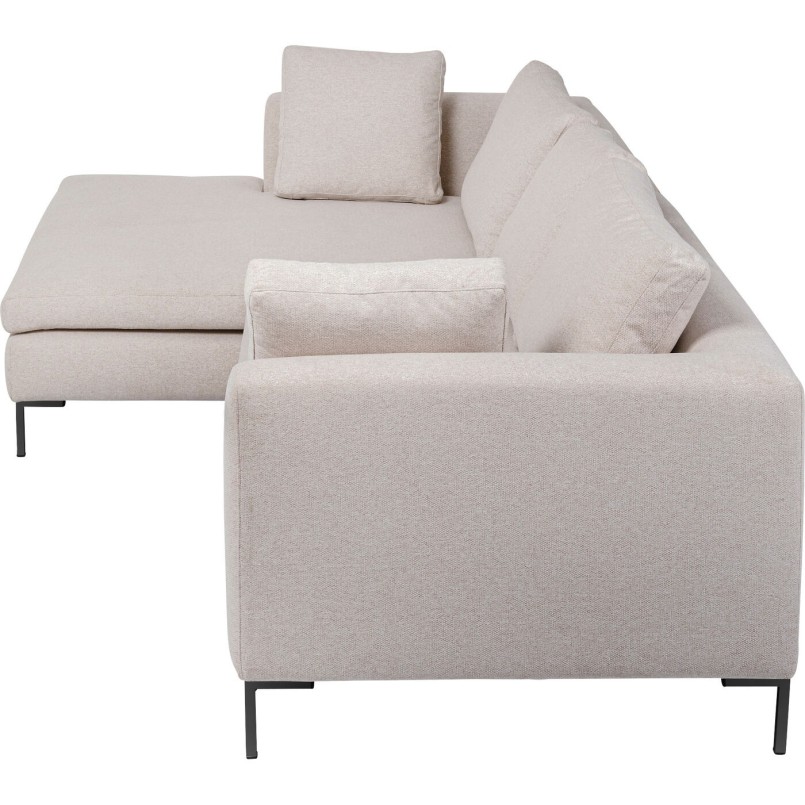 Beige contemporary corner sofa - Gianna - Kare Design
