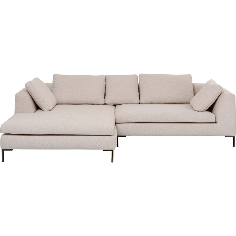Beige contemporary corner sofa - Gianna - Kare Design