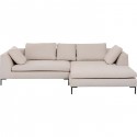 Canapé d\'angle Gianna 290cm droite crème Kare Design