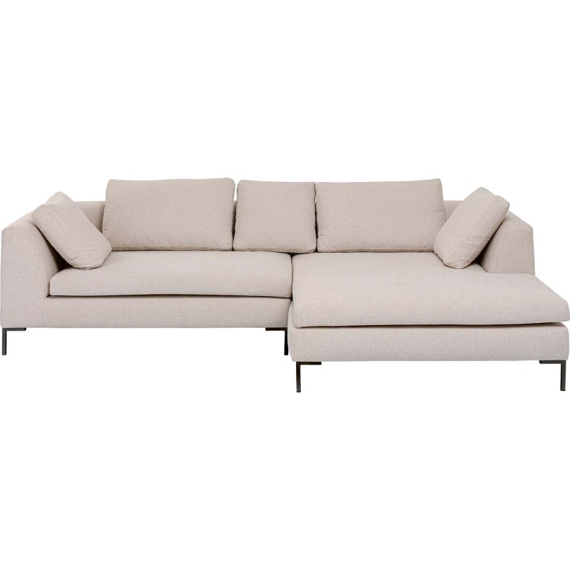 Canapé d'angle contemporain beige - Gianni - Kare Design