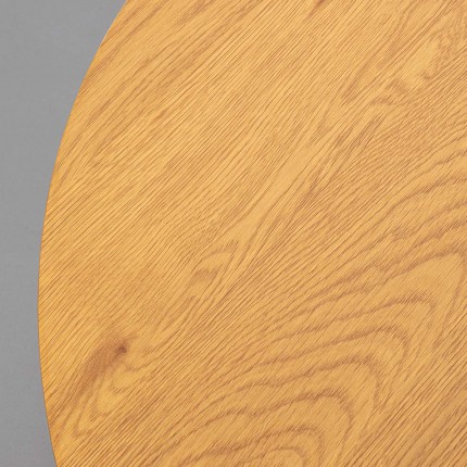 Salontafel Schickeria eik en wit Ø80cm Kare Design