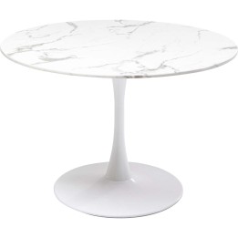 Round table in mineral marble - Veneto - Kare Design