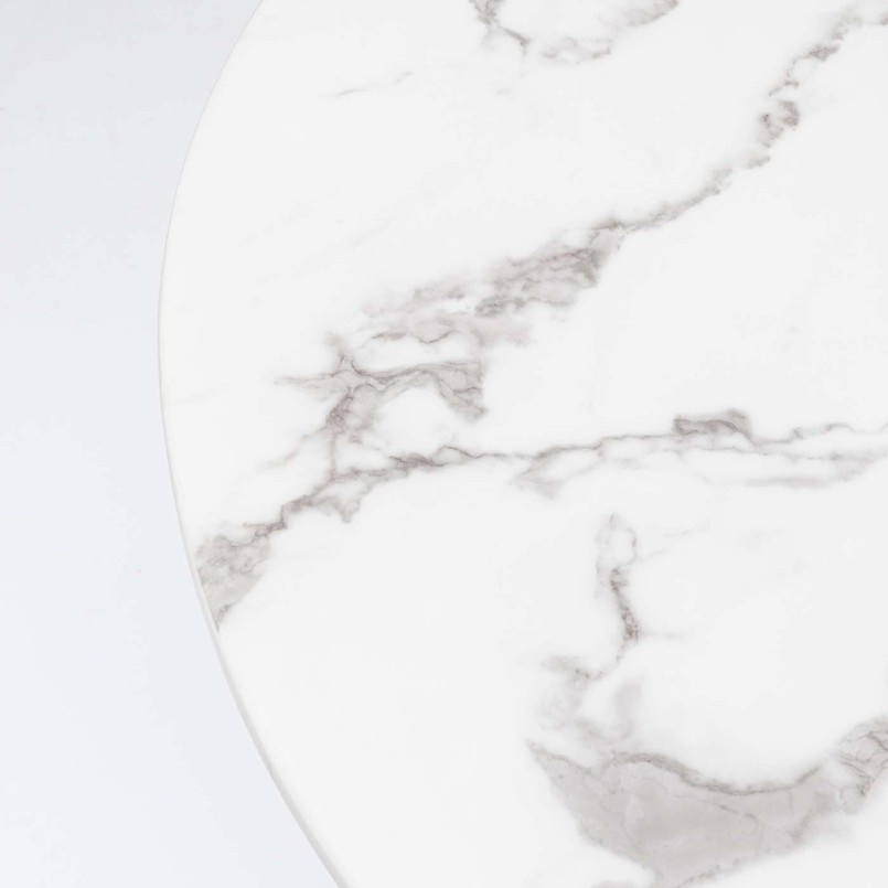 Ronde tafel in mineraalmarmer - Veneto - Kare Design