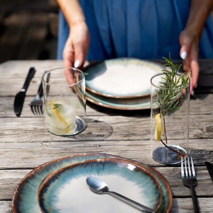 Plate Organic Ø26cm white (6/Set) Kare Design