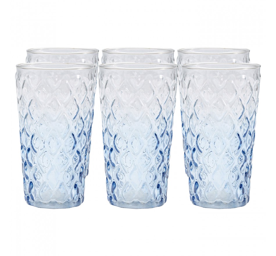 Waterglazen Ocean (6/set) Kare Design