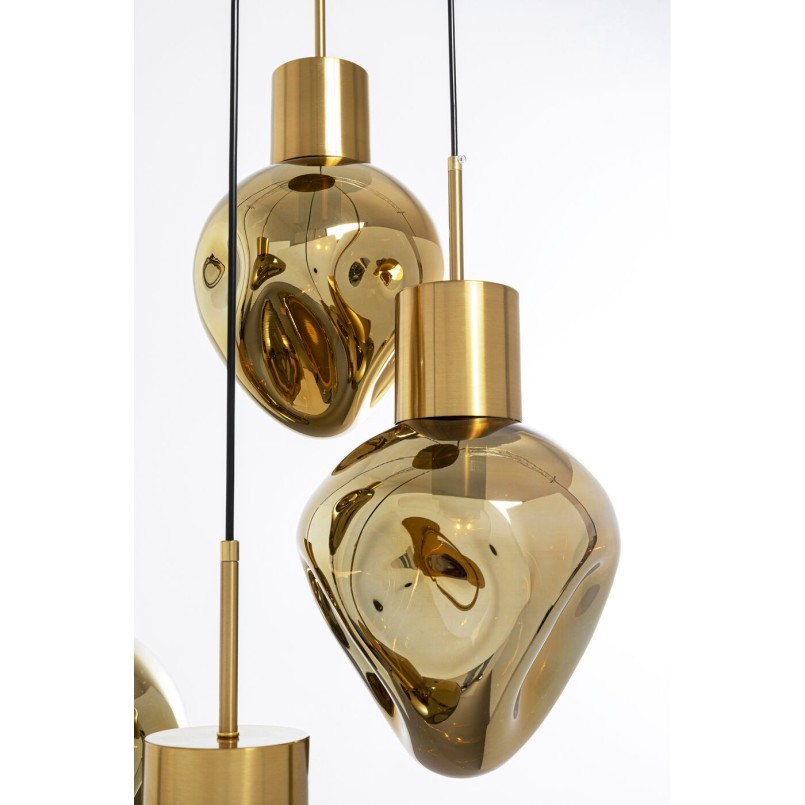 Gouden glazen hanglamp - Supernova - Kare Design