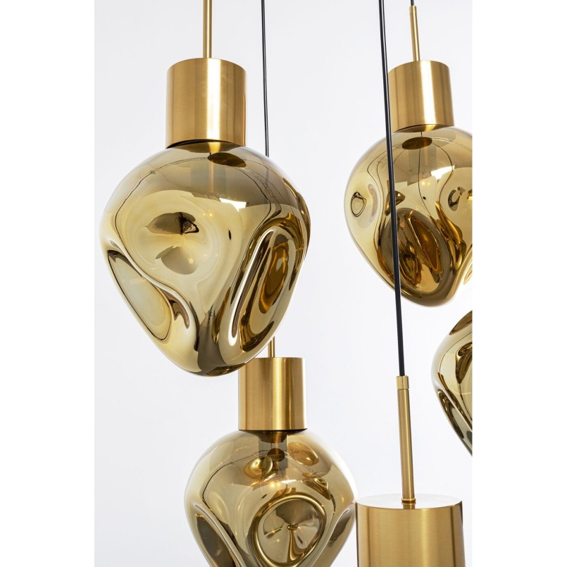 Gouden glazen hanglamp - Supernova - Kare Design