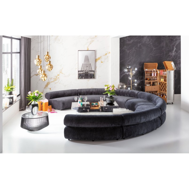 Gouden glazen hanglamp - Supernova - Kare Design