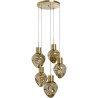 Suspension dorée en verre - Supernova - Kare Design