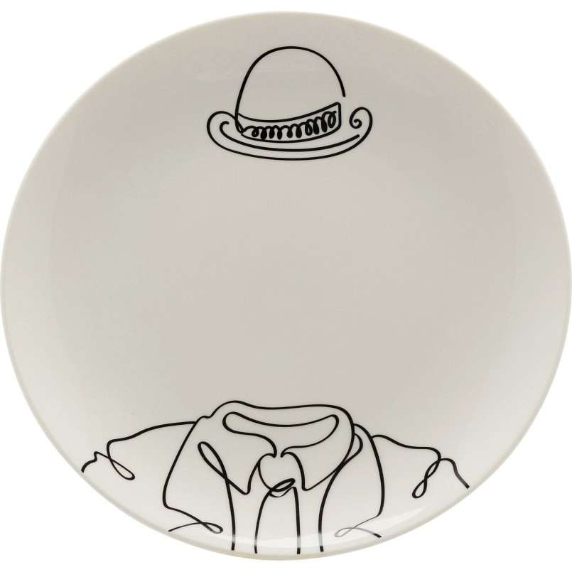 Tasses à café homme noir et blanc - Favola - Kare Design